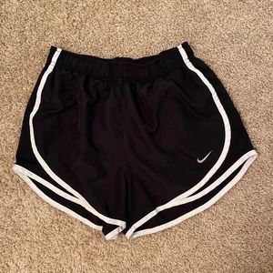 black and white nike shorts!